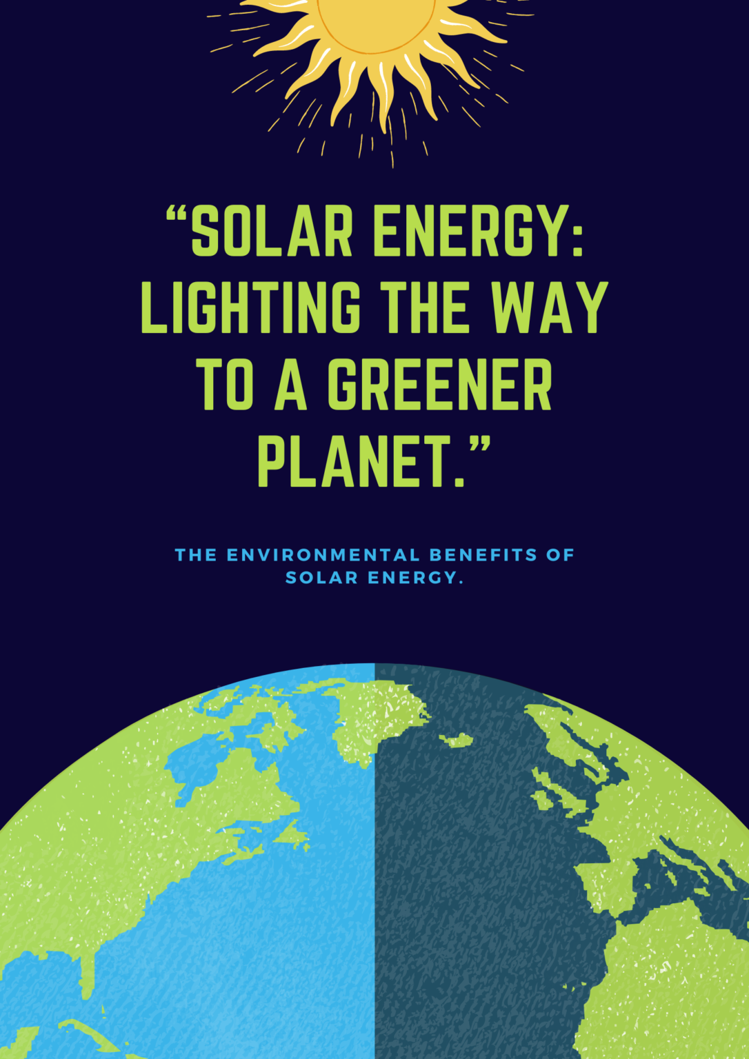 Solar energy environmental benefits