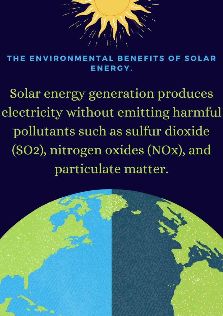 Reduced air and water pollution