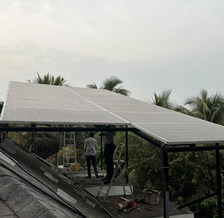 A 10 KW residential Solar in India