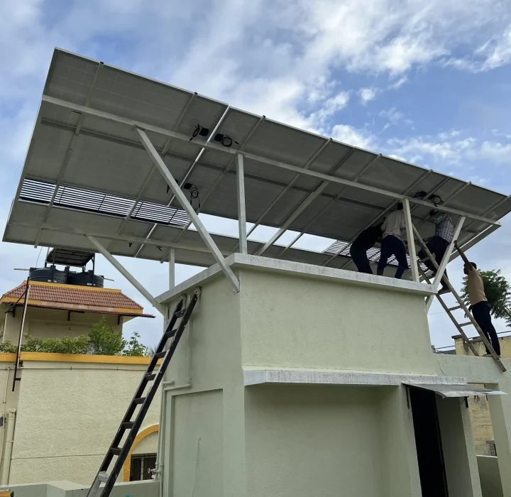 Rooftop solar plant in Katraj Pune