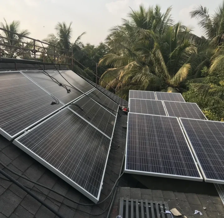 India 10KW solar plant